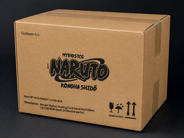 Naruto Mythos TCG First Set – 2nd Edition Display Case (12 Displays) | Neu & Sealed