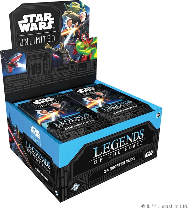 Star Wars Unlimited – Legends of the Force Booster Display - Englisch