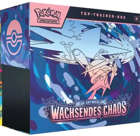 Pokémon Wachsendes Chaos Top Trainer Box Deutsch