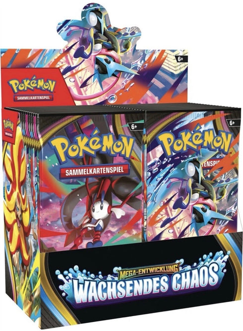 Pokémon Wachenendes Chaos 36er Booster Display Deutsch