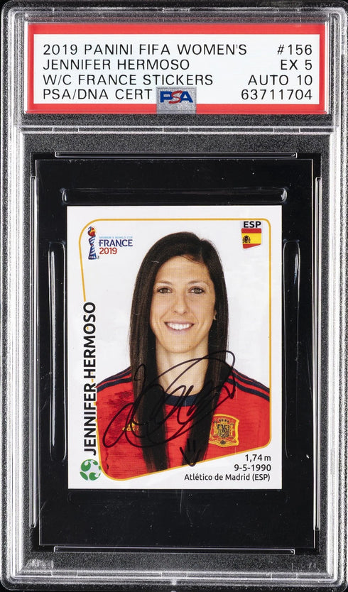 2019 Panini FIFA Women’s World Cup – Jennifer Hermoso #156 | PSA 5 / Auto 10