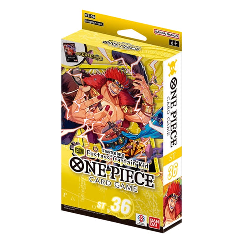 One Piece Card Game ST-36 Yellow Eustass CaptainKid Starter Deck | Englisch | Neu & OVP
