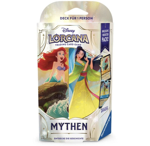 Disney Lorcana Mythen Starter Deck Arielle & Mulan – Deutsch – Neu & OVP