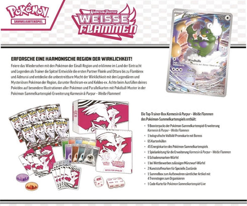 Pokémon Scarlet & Violet White Flames Elite Trainer Box (ETB) German – New & Sealed
