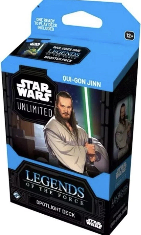 Star Wars Unlimited Spotlight Deck Qui-Gon Jinn Legends of the Force – English – New & Sealed