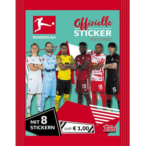 Topps Bundesliga Sticker 2021/22 Display – Booster Box – Deutsch – Neu & OVP