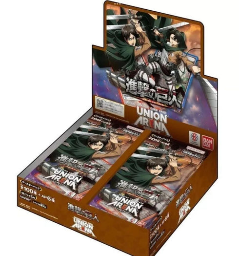 Union Arena Attack on Titan Booster Box Display - Japanese - New & Sealed