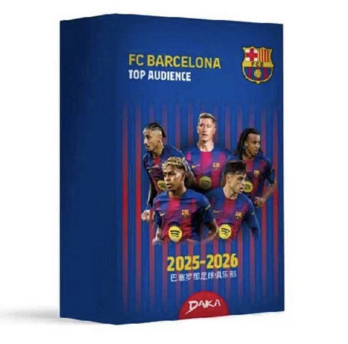 2025/26 DAKA Top Audience FC Barcelona Hobby Box Display – New & Sealed