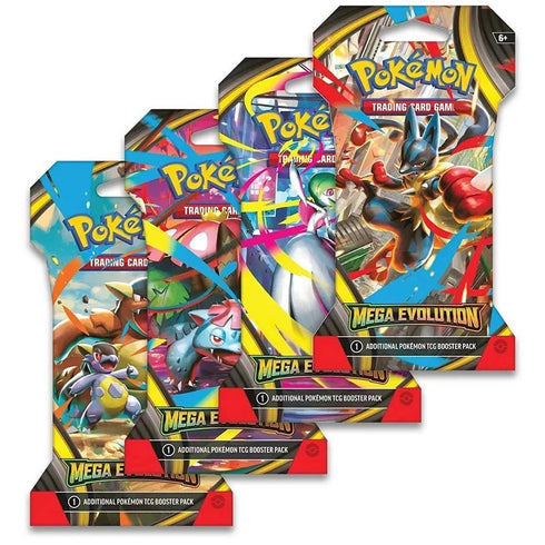 1 X Pokémon Mega Evolution ME01 Sleeved Booster NEW - New - Sealed - English