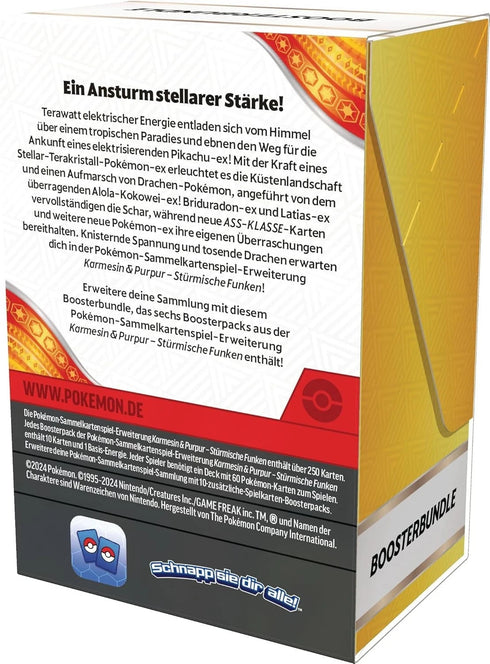 Pokémon TCG Booster Bundle Paradox Rift 6 Boosters - New - German
