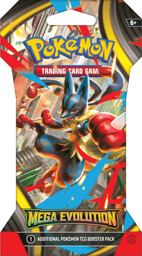 1 X Pokémon Mega Evolution ME01 Sleeved Booster NEW - New - Sealed - English
