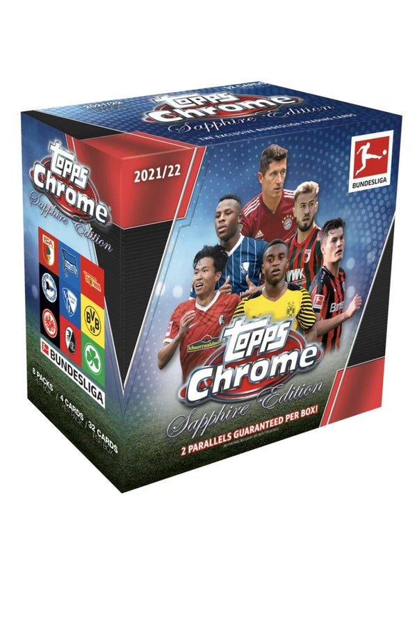 Topps Chrome Sapphire Bundesliga 2021/22 Box Display