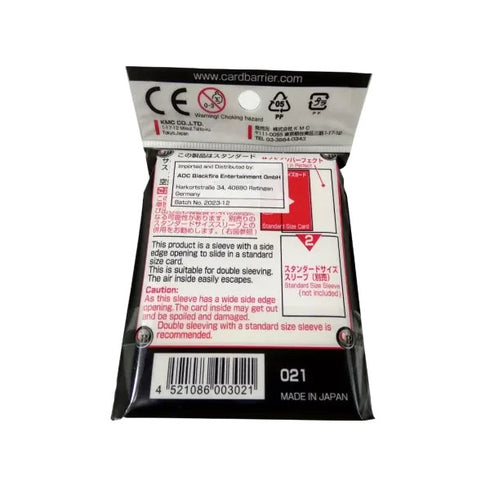 KMC Standard Sleeves Side In Perfect (100 Count, 64 x 89 mm) – Perfect Fit for Magic Cards