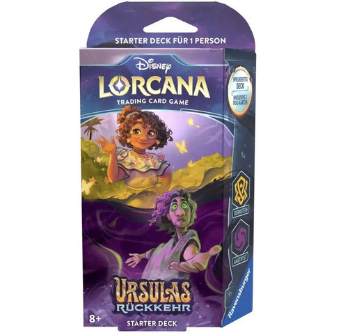 Disney Lorcana Ursula's Return Starter Deck Amber & Steel - German - New & Sealed