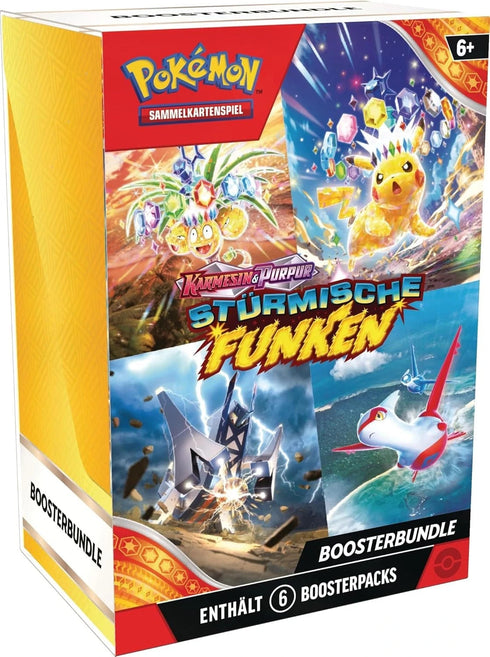 Pokémon TCG Booster Bundle Paradox Rift 6 Boosters - New - German