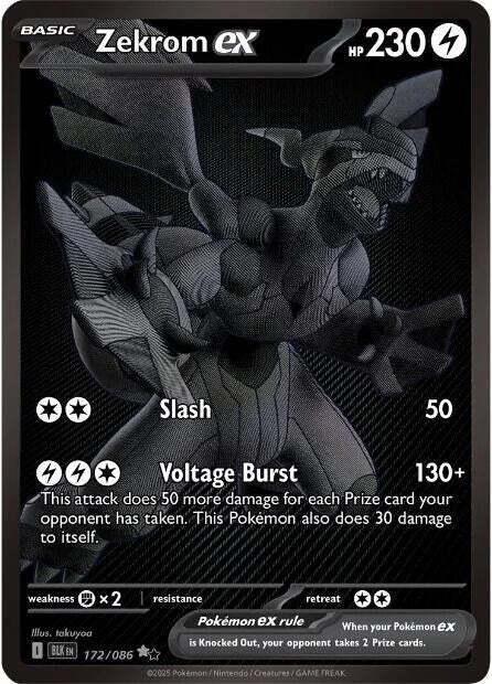 Pokémon Scarlet & Violet Black Bolt & White Flare Mini Tin Display