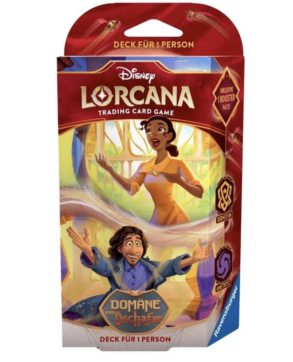 Disney Lorcana Rise of the Floodborn Starter Deck Tiana & Bruno - German - New & Sealed