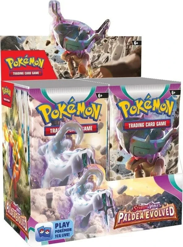Pokémon Paldea Evolved SV02 Booster Display – Booster Box – Englisch