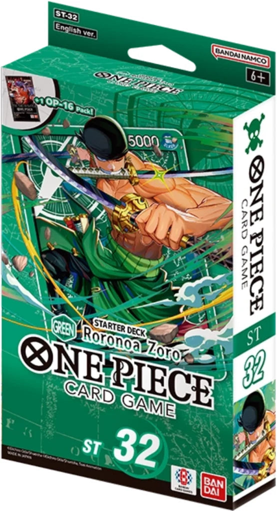 One Piece Card Game ST-32 Starter Deck Box Zorro | Englisch | Neu & OVP