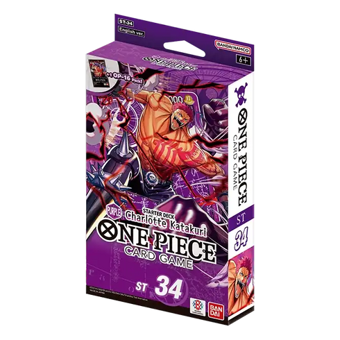 One Piece Card Game Charlotte Katakuri Starter Deck ST-34 Englisch Neu